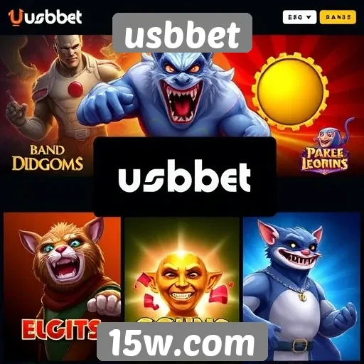 Variedade de jogos disponíveis na plataforma usbbet